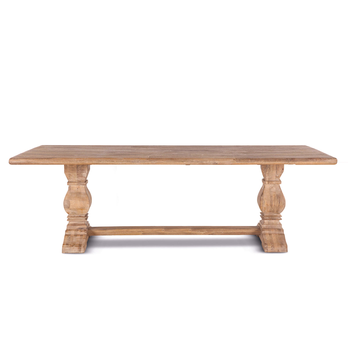 San Rafael 108" Dining Table in Antique Oak by Home Trends & Design at Eve Furniture