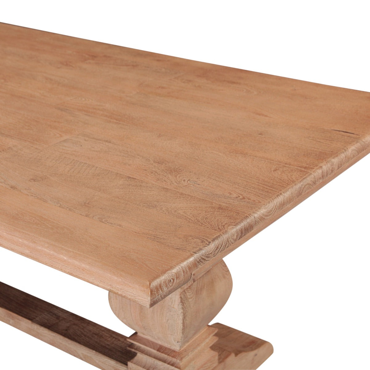San Rafael 94" Dining Table in Antique Oak by Home Trends & Design at Eve Furniture