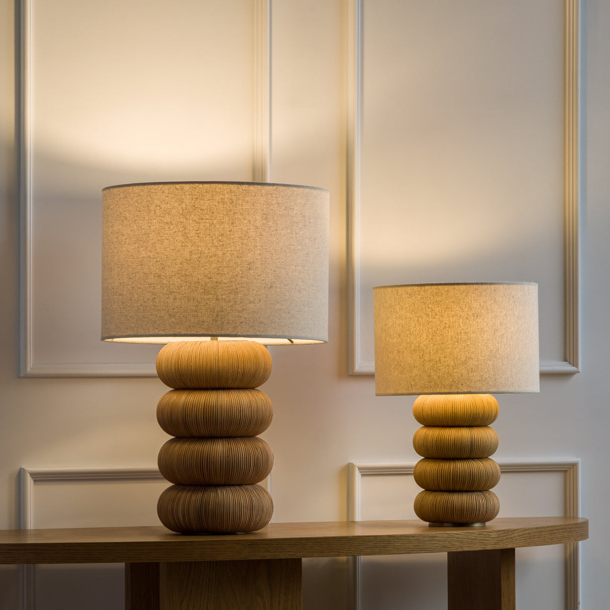 Sandia Rattan Table Lamp by Co.House Designs at Eve Furniture