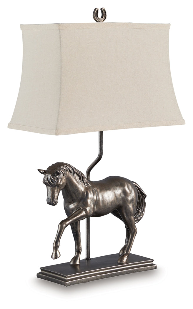 Sandorman Bronze Finish Table Lamp by Ashley at Eve Furniture