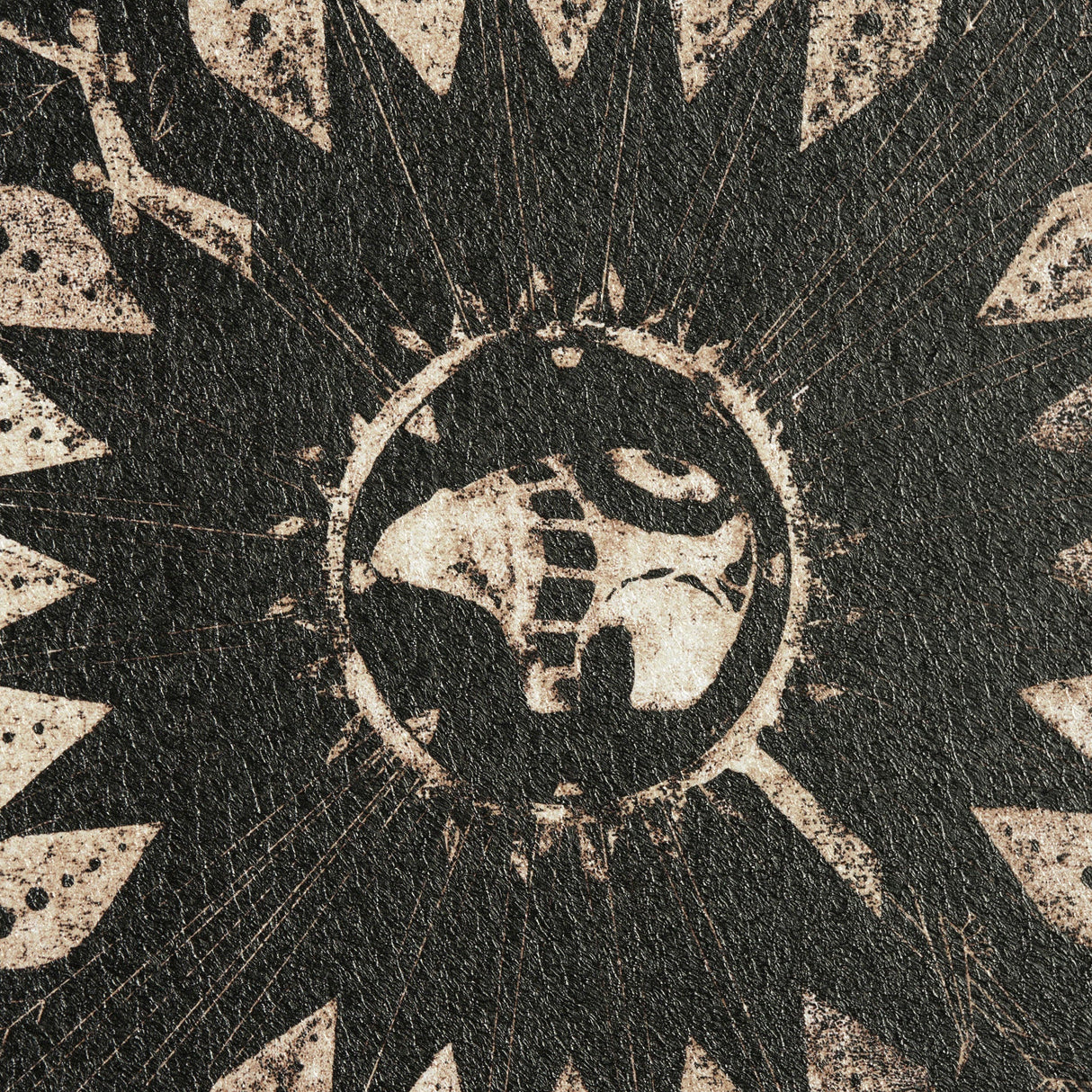 Sandpainting-Ink II by Mercana Studio Hand Embellished Textured Framed Art Print Matted under Glass by Mercana at Eve Furniture