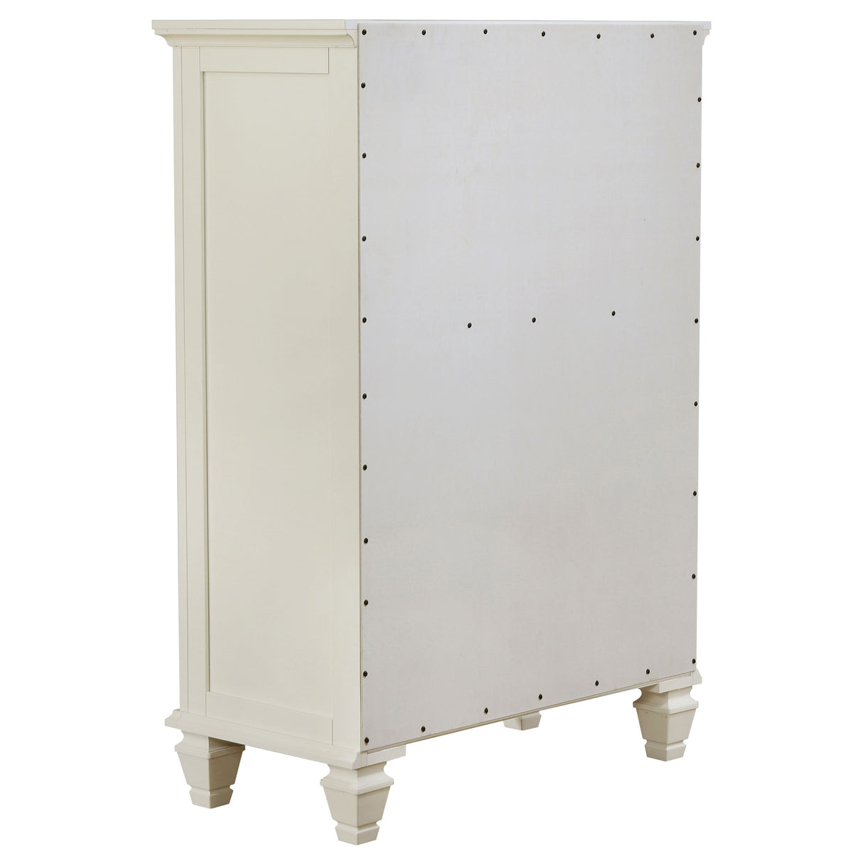 Sandy Beach Cream White 5-Piece California King Bedroom Set by Coaster at Eve Furniture