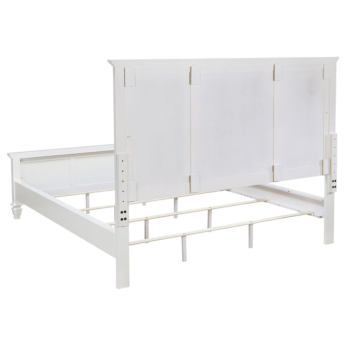 Sandy Beach Cream White California King Panel Bed by Coaster at Eve Furniture