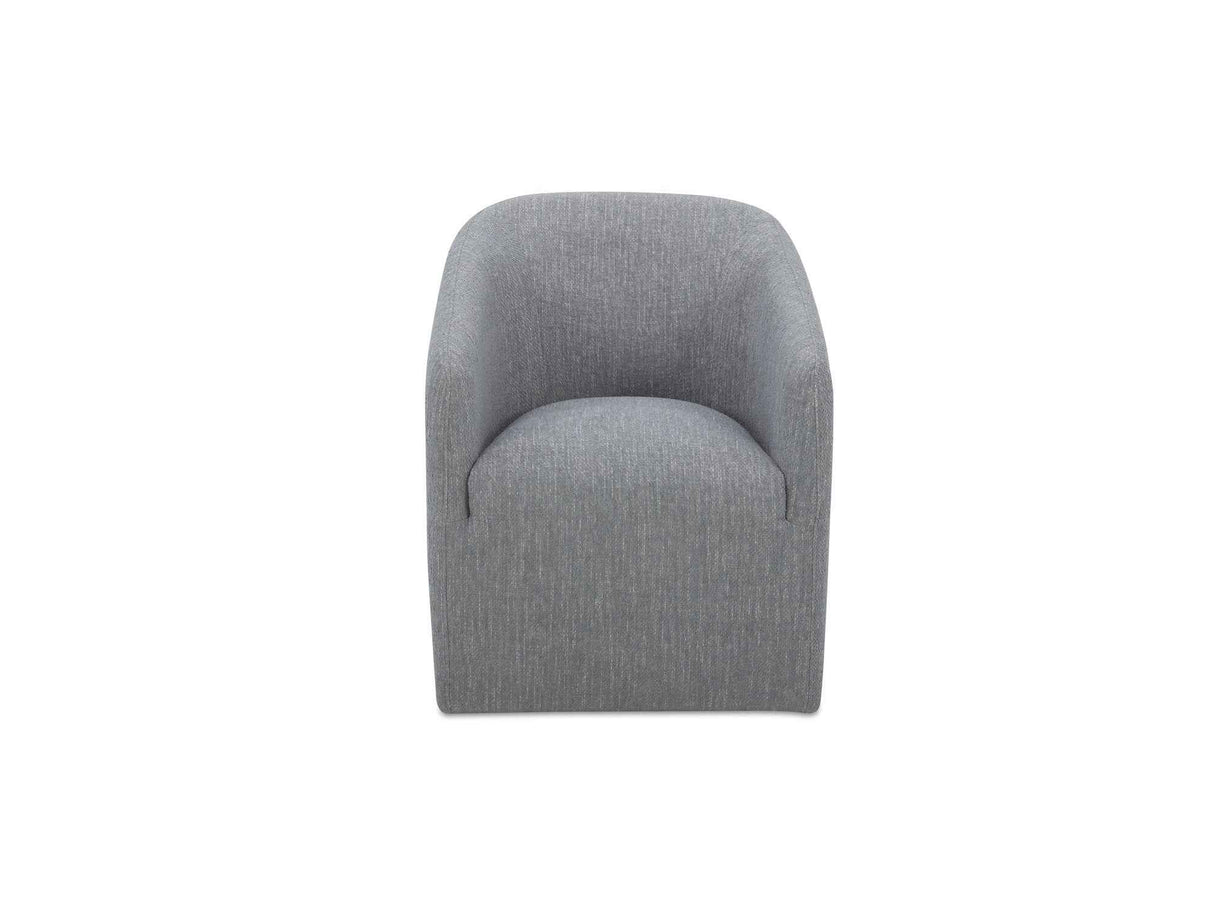 Sandy Grey Rolling Dining Chair