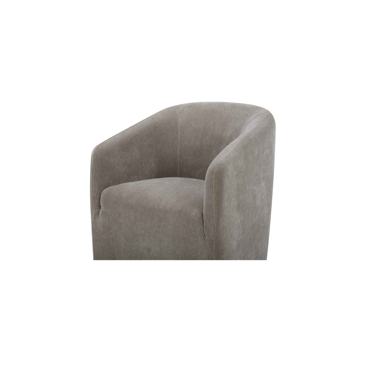 Sandy Taupe Rolling Dining Chair