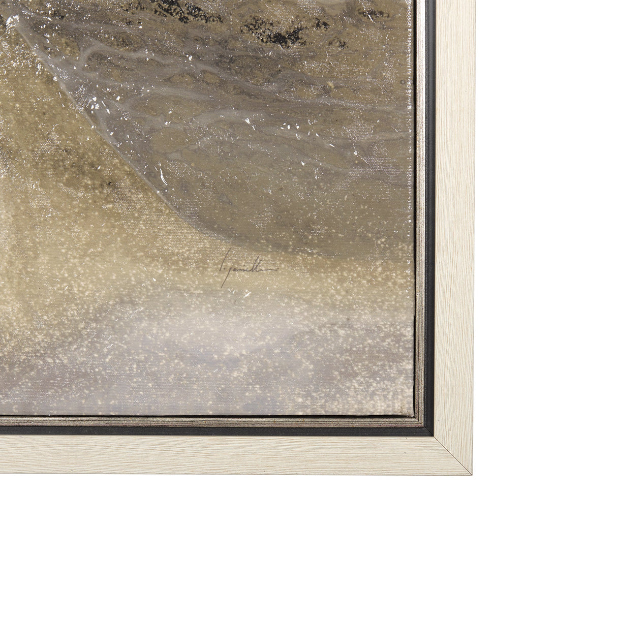 Sandy Waves I by Mercana Studio a Hand Embellished Textured Framed Canvas by Mercana at Eve Furniture