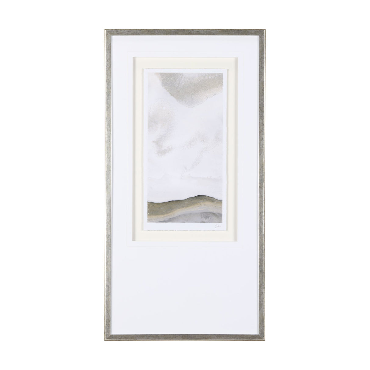 Sandy Waves II by Mercana Studio a Hand Embellished Textured Framed Art Print Matted under Glass by Mercana at Eve Furniture