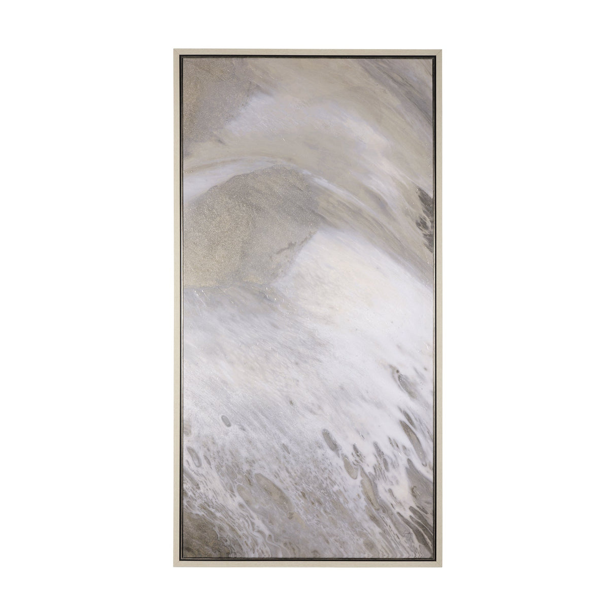 Sandy Waves IV by Mercana Studio a Hand Embellished Textured Framed Canvas by Mercana at Eve Furniture