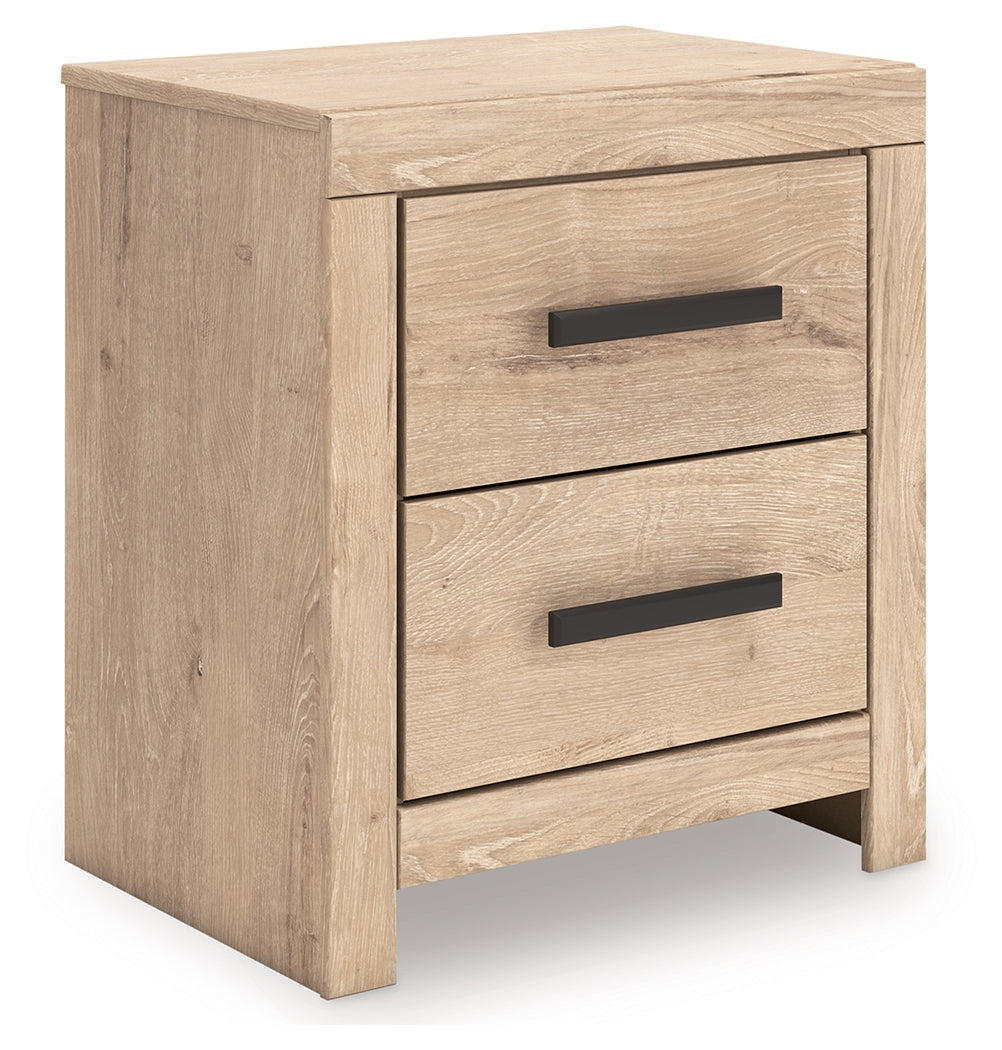 Sanginlane Tan Crossbuck Youth Panel Bedroom Set by Ashley at Eve Furniture