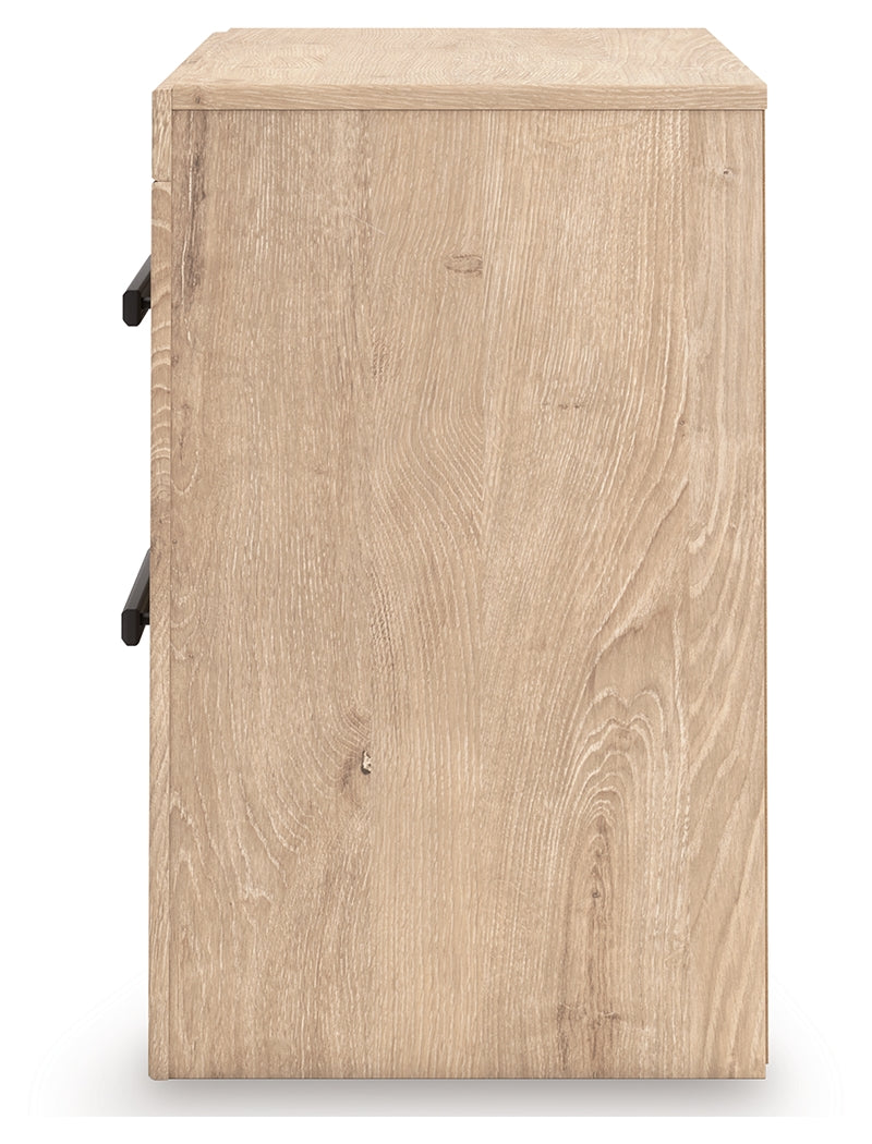 (Special) Sanginlane Tan Nightstand by Ashley at Eve Furniture