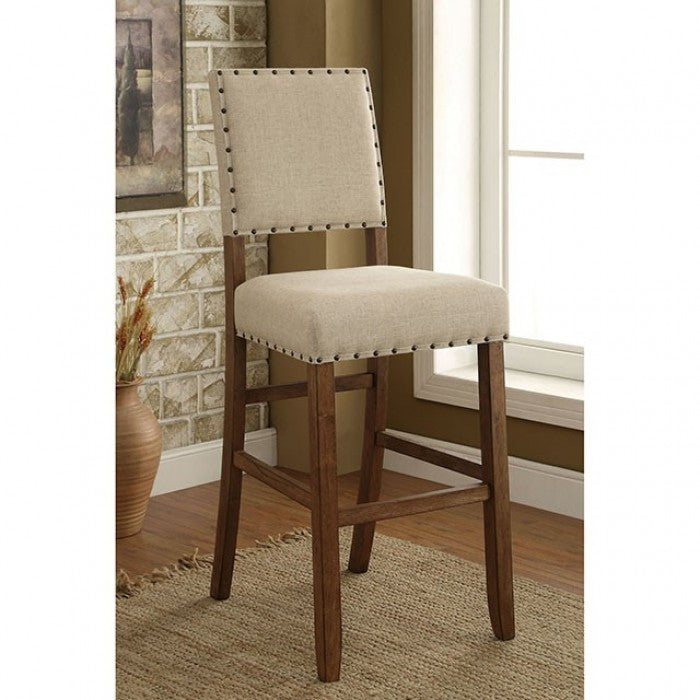 Sania Rustic/Oak 5-Piece Bar Table Set by Furniture of America at Eve Furniture