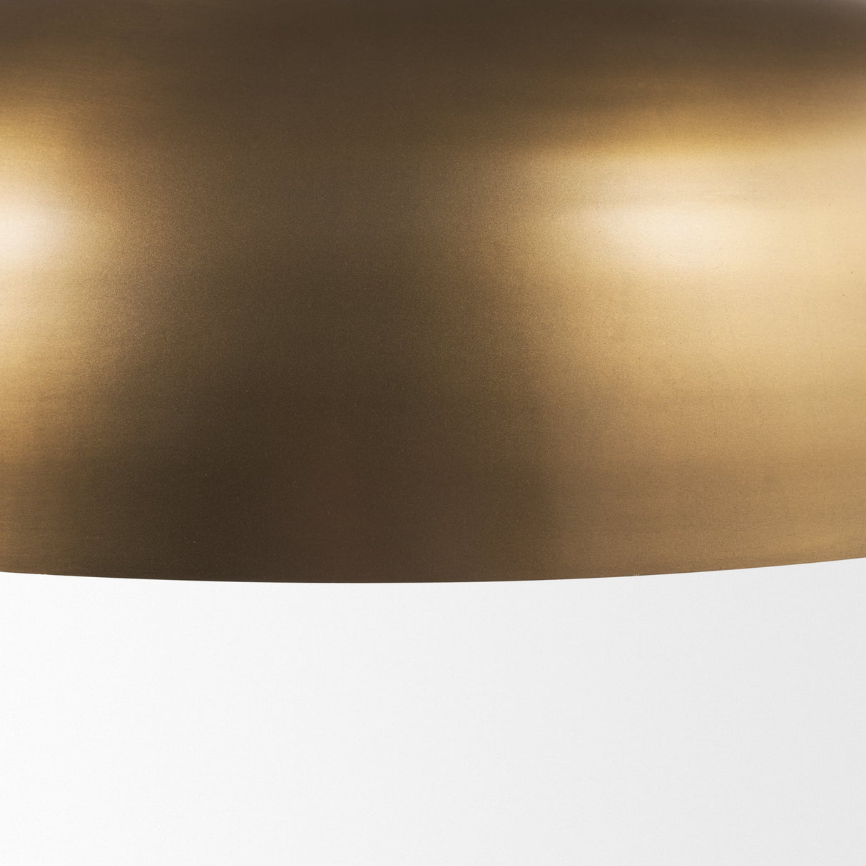Sanne Antiqued Gold Metal w/ Silver Foil Wide Pendant Light by Mercana at Eve Furniture