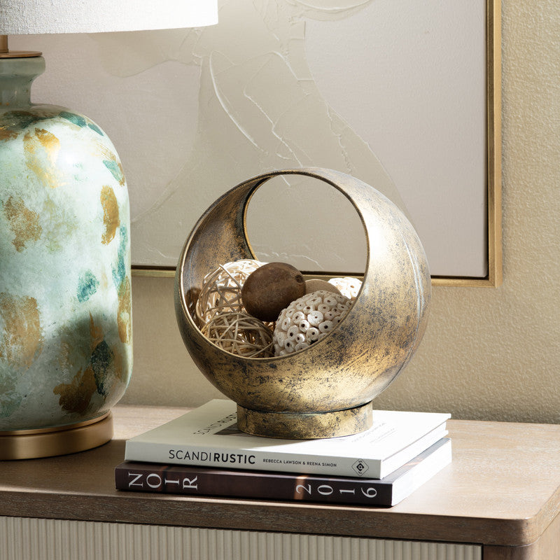Sansa Gold Containers by Crestview at Eve Furniture
