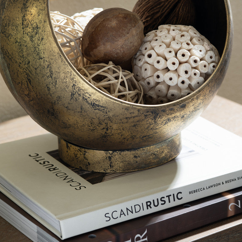 Sansa Gold Containers by Crestview at Eve Furniture