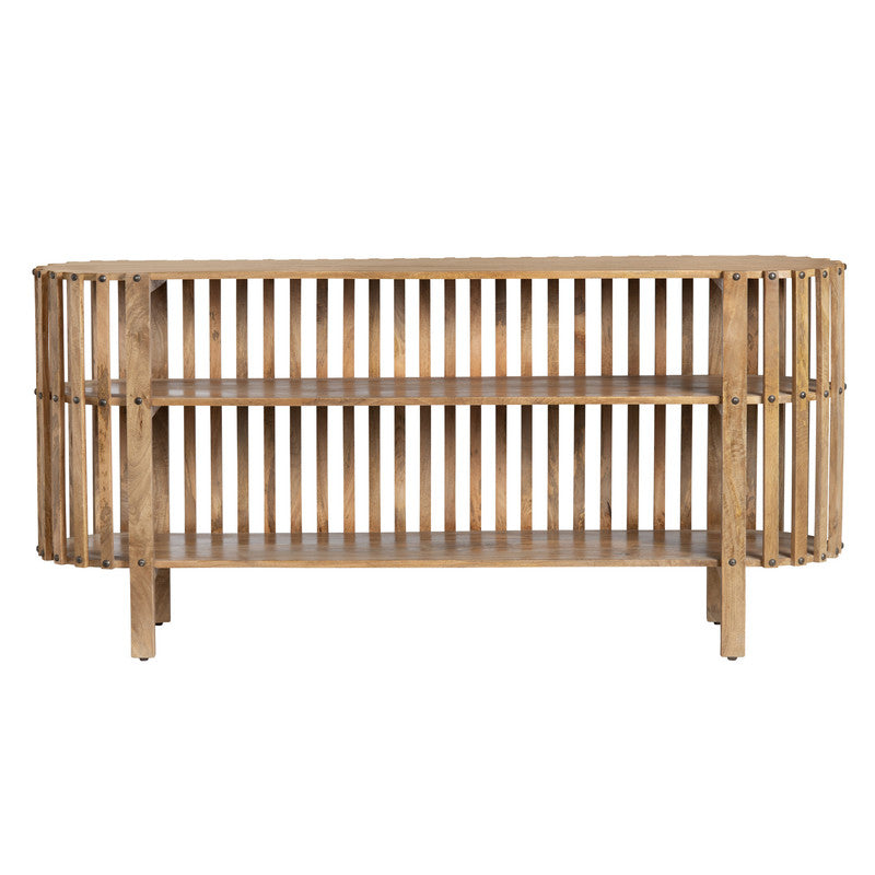 Santa Ana Brown Console Table by Crestview at Eve Furniture