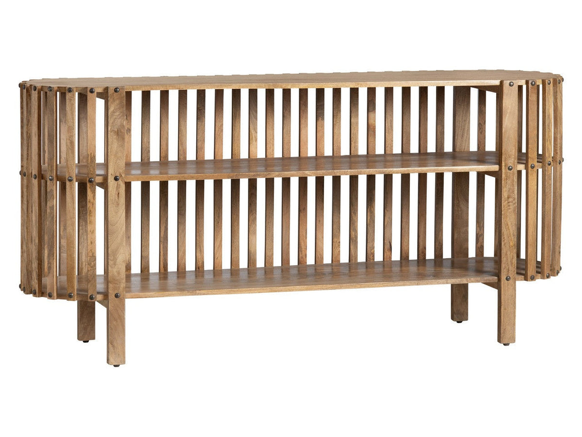 Santa Ana Brown Console Table by Crestview at Eve Furniture