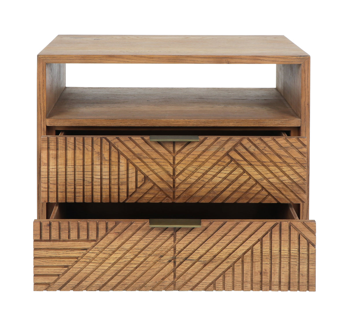 Santa Clara 2 Drawer Nightstand - Caramel Brown by Classic Home at Eve Furniture