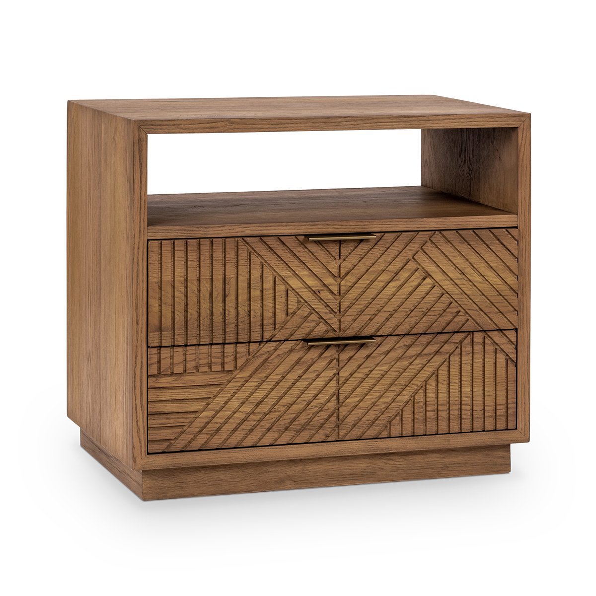Santa Clara 2 Drawer Nightstand - Caramel Brown by Classic Home at Eve Furniture