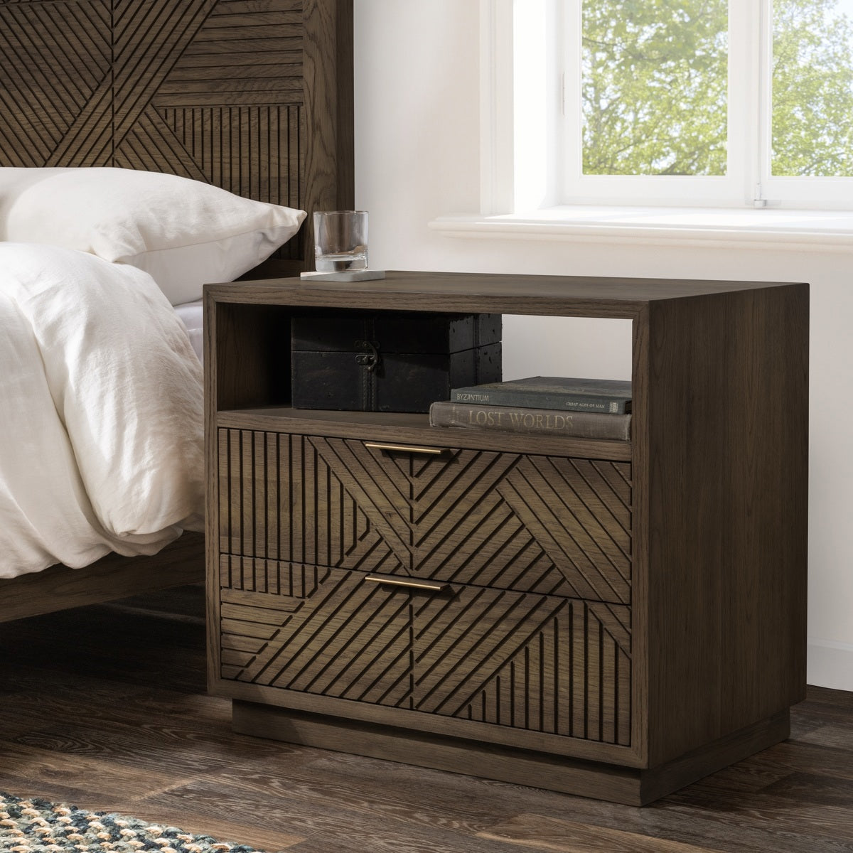Santa Clara 2 Drawer Nightstand by Classic Home at Eve Furniture