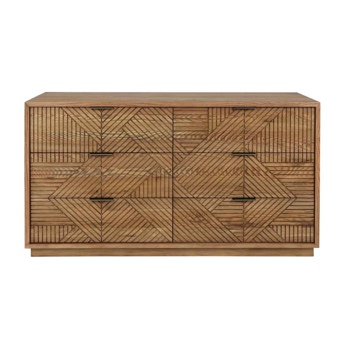 Santa Clara 6 Drawer Dresser - Caramel Brown by Classic Home at Eve Furniture