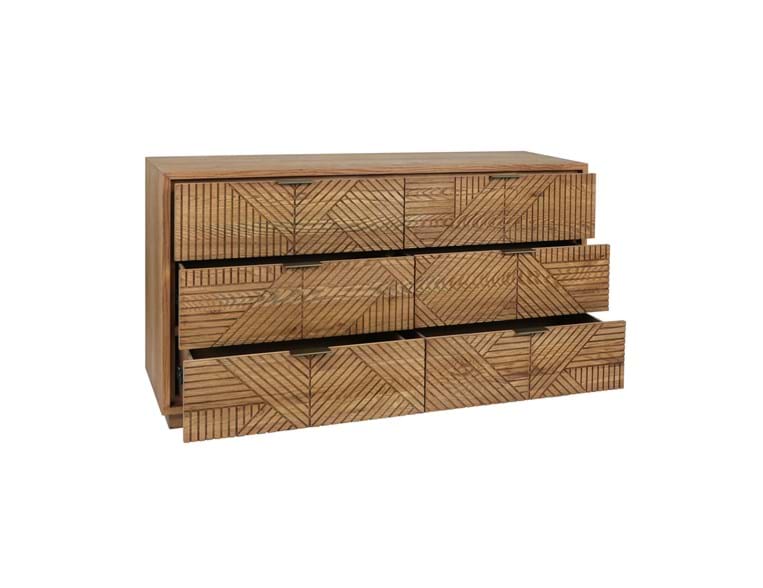 Santa Clara Caramel Brown Dresser by Classic Home at Eve Furniture