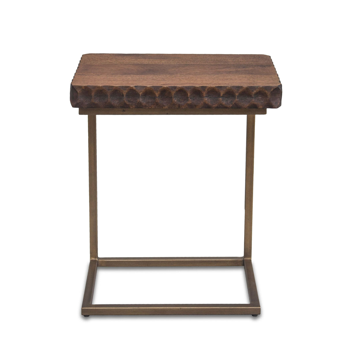 Santa Cruz 18" Side Table in Two Tone by Home Trends & Design at Eve Furniture
