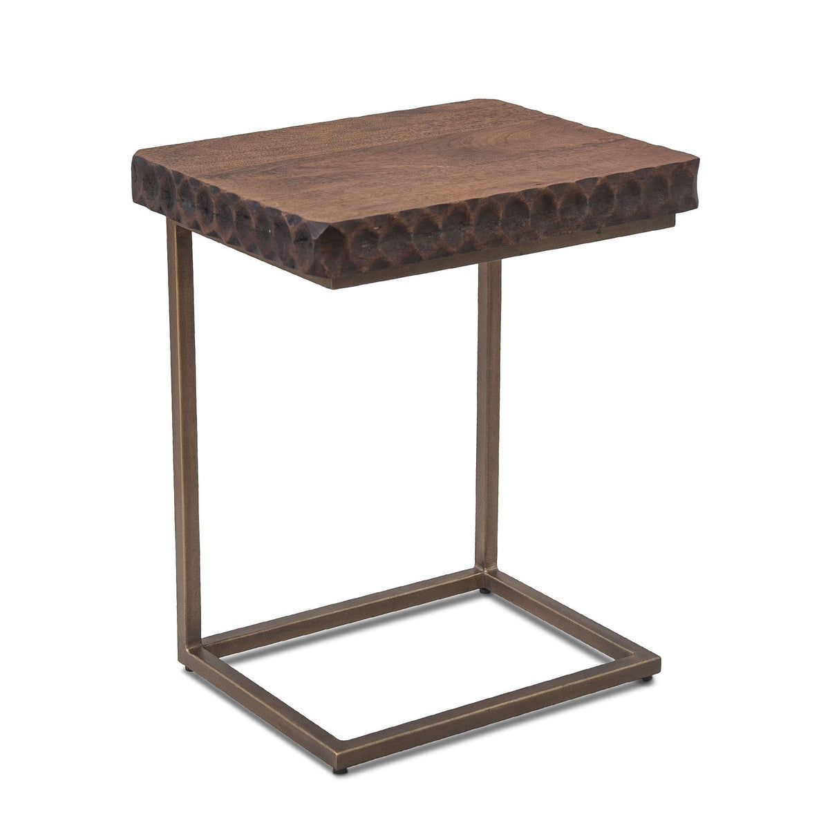 Santa Cruz 18" Side Table in Two Tone by Home Trends & Design at Eve Furniture