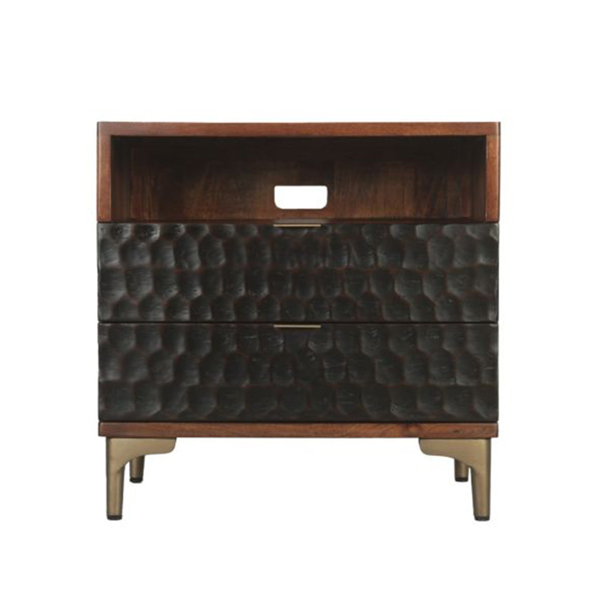 Santa Cruz 26" Nightstand in Two Tone by Home Trends & Design at Eve Furniture