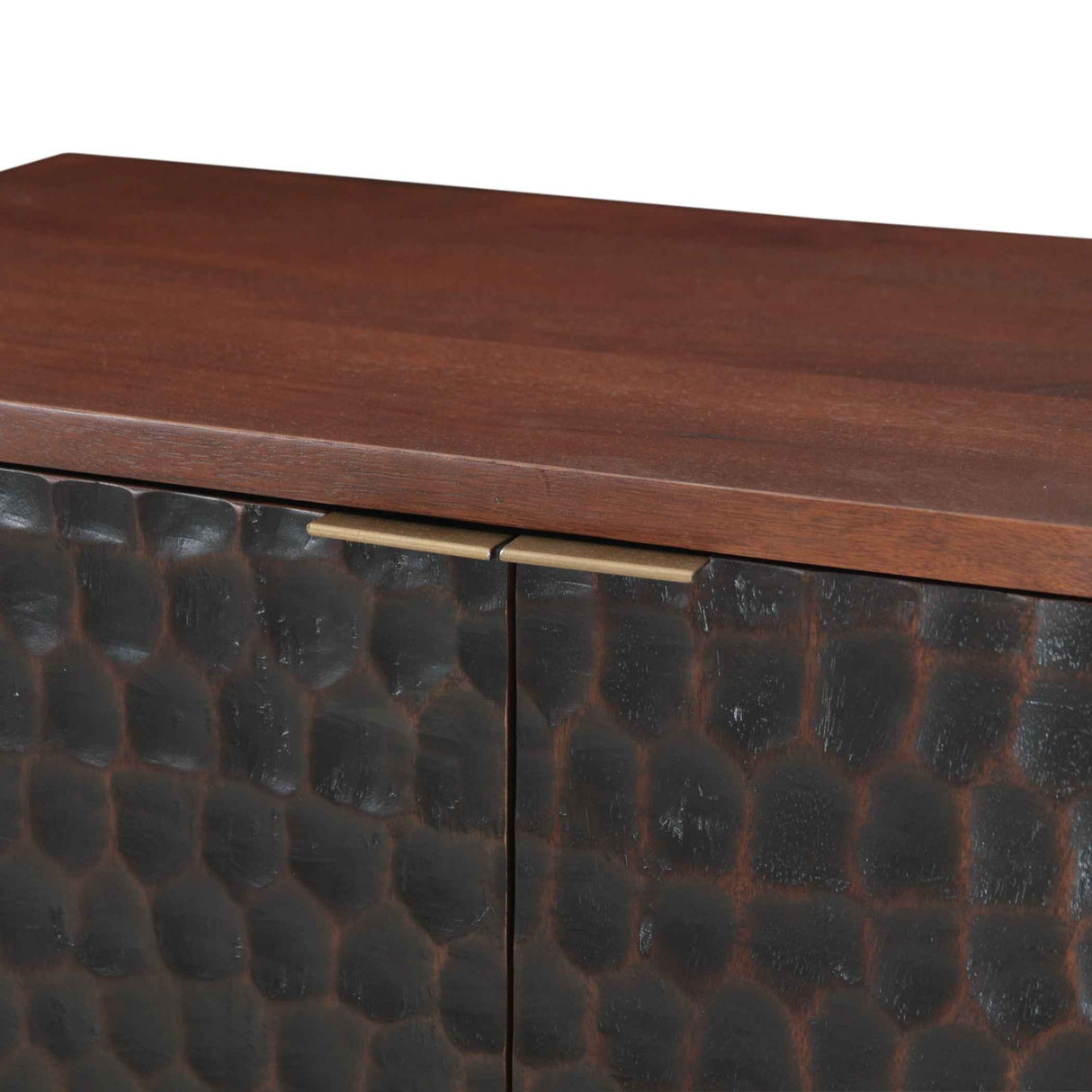 Santa Cruz 39" Bar Cabinet in Two Tone by Home Trends & Design at Eve Furniture