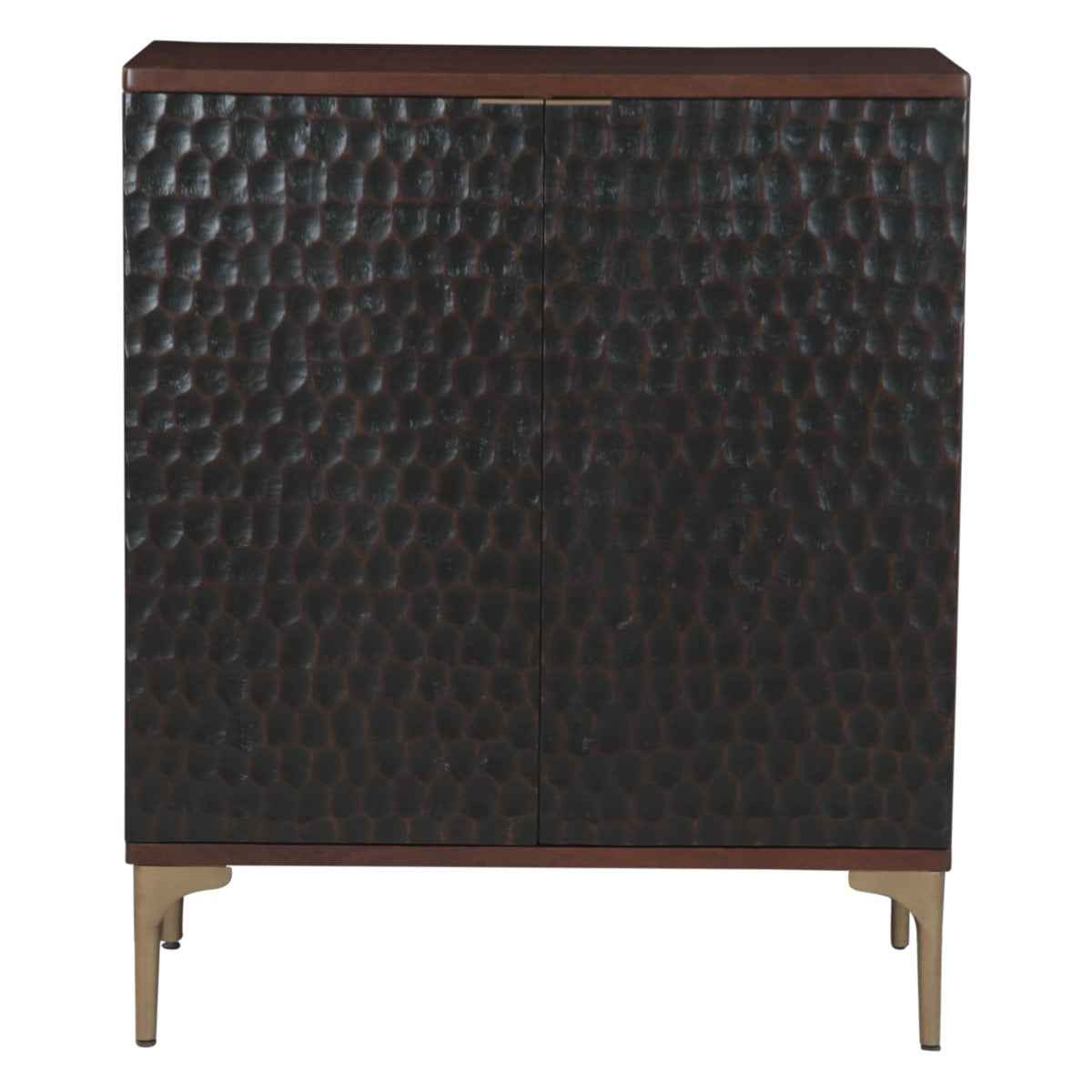 Santa Cruz 39" Bar Cabinet in Two Tone by Home Trends & Design at Eve Furniture