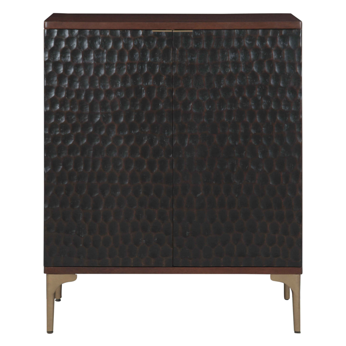 Santa Cruz 39" Bar Cabinet in Two Tone by Home Trends & Design at Eve Furniture