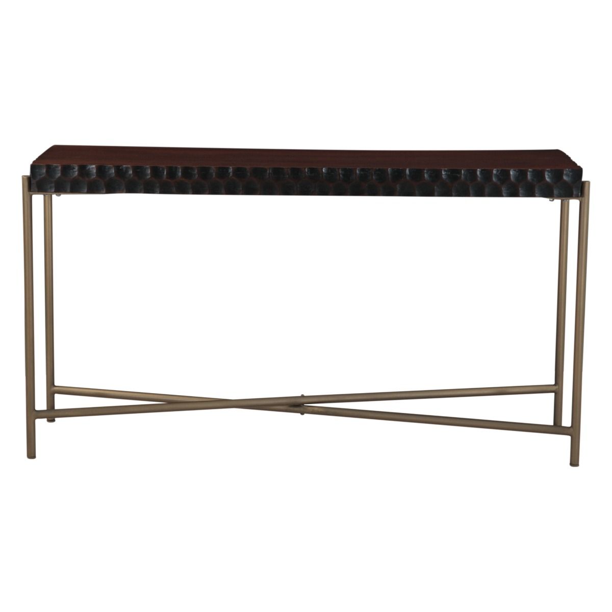 Santa Cruz 58" Console Table in Two Tone by Home Trends & Design at Eve Furniture