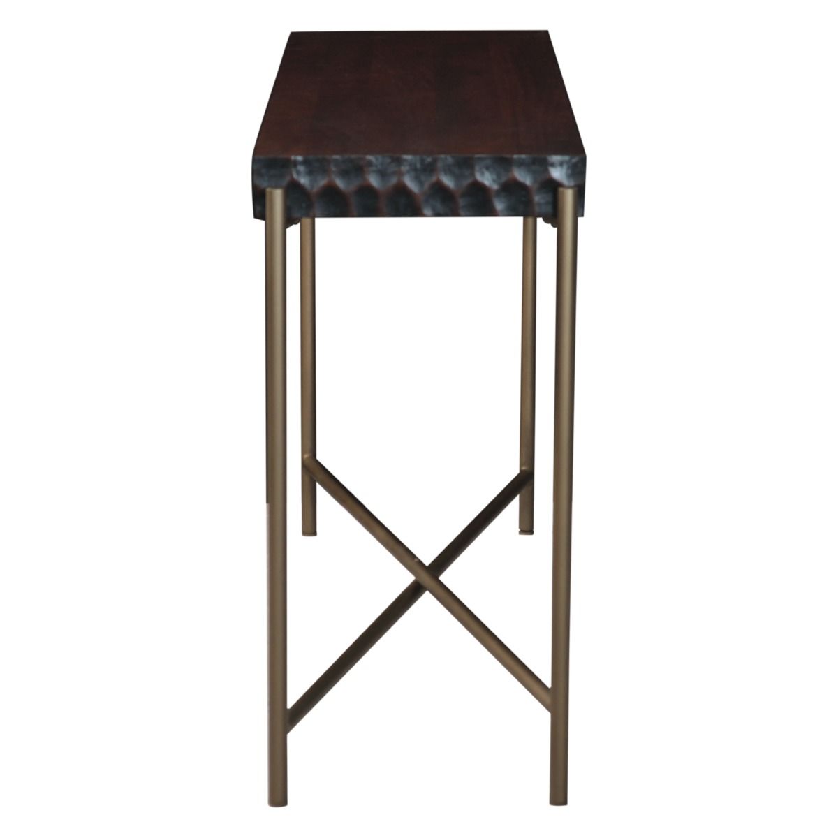 Santa Cruz 58" Console Table in Two Tone by Home Trends & Design at Eve Furniture