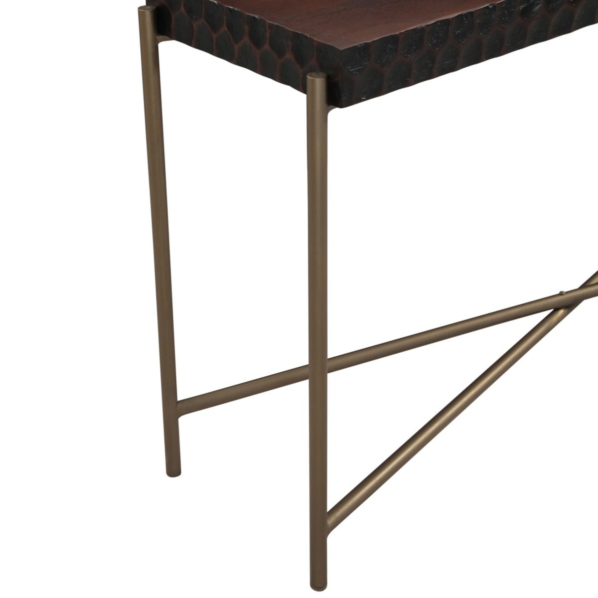 Santa Cruz 58" Console Table in Two Tone by Home Trends & Design at Eve Furniture