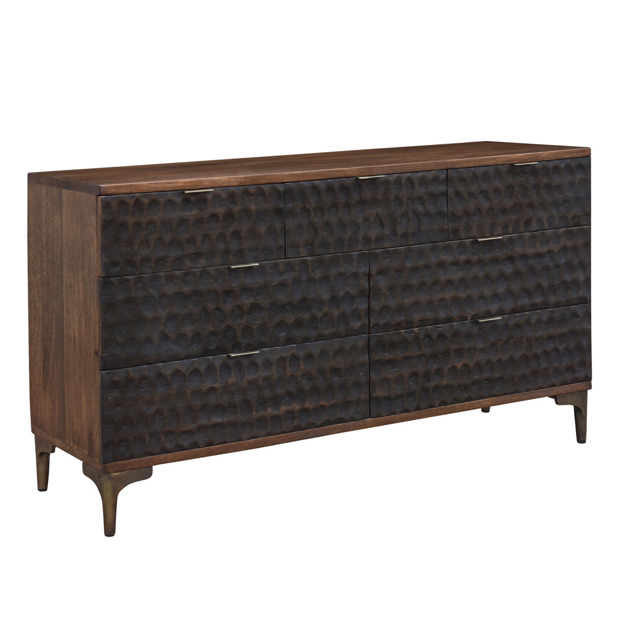 Santa Cruz 60" Dresser in Two Tone by Home Trends & Design at Eve Furniture