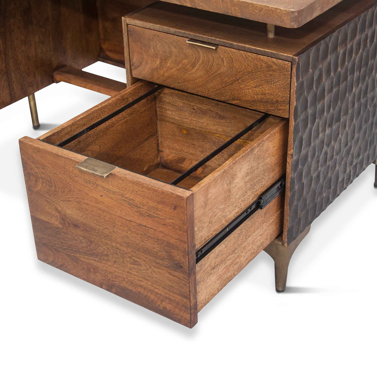 Santa Cruz 66" Office Desk in Two Tone by Home Trends & Design at Eve Furniture