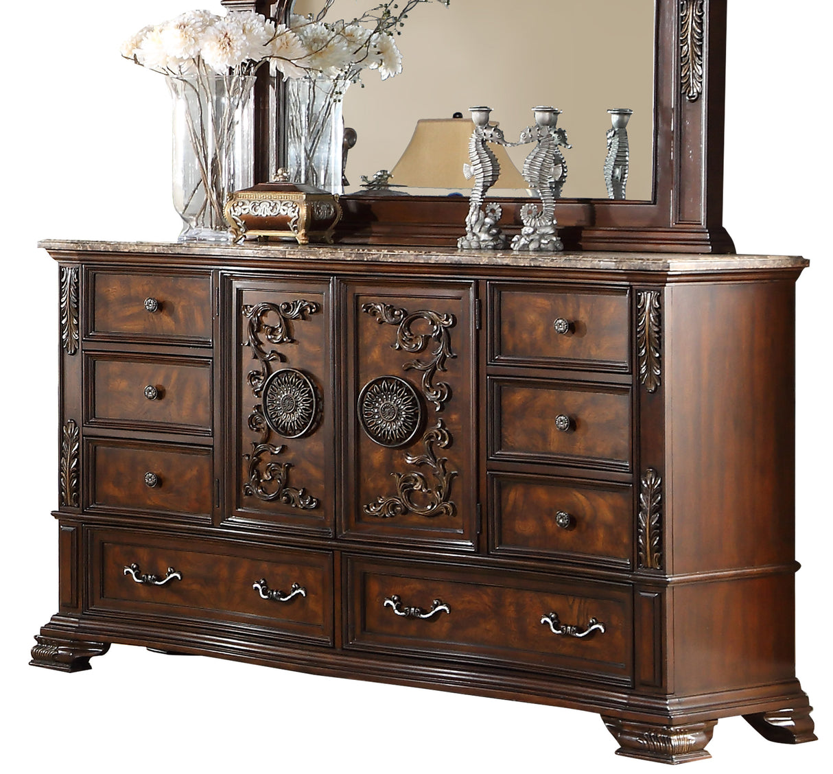 Santa Monica Cherry Bedroom Set by Cosmos Furniture at Eve Furniture