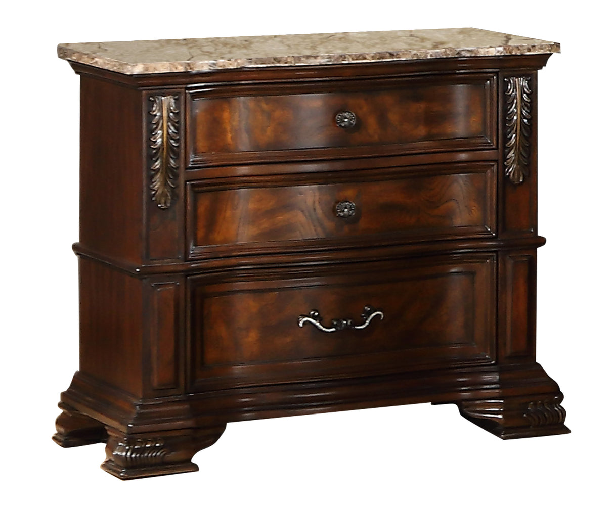 Santa Monica Cherry Bedroom Set by Cosmos Furniture at Eve Furniture
