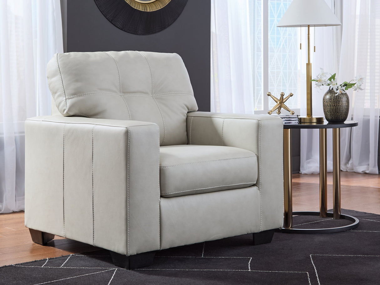 Santorine Bone Living Room Set by Ashley at Eve Furniture