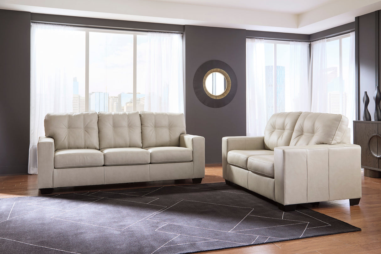 Santorine Bone Living Room Set by Ashley at Eve Furniture
