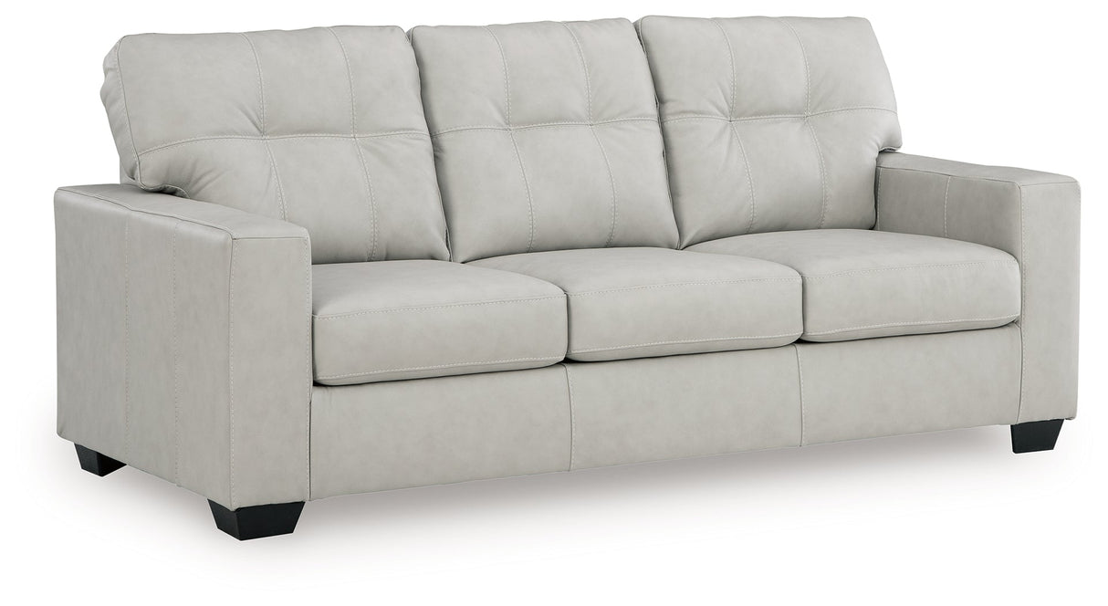 Santorine Bone Queen Sofa Sleeper by Ashley at Eve Furniture