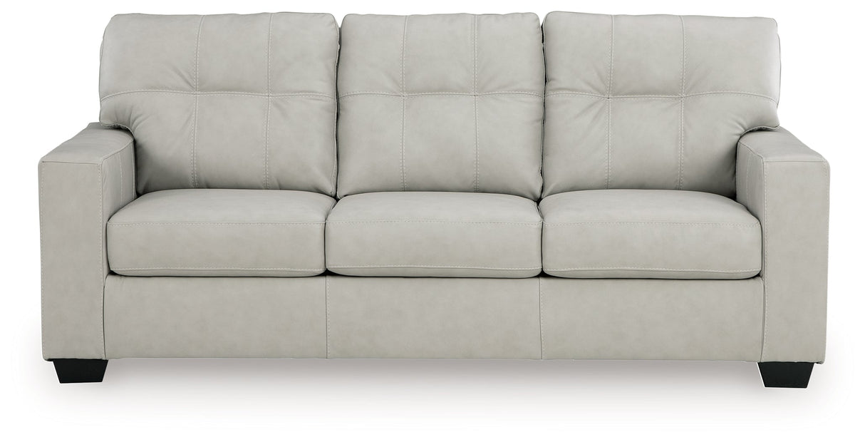 Santorine Bone Queen Sofa Sleeper by Ashley at Eve Furniture