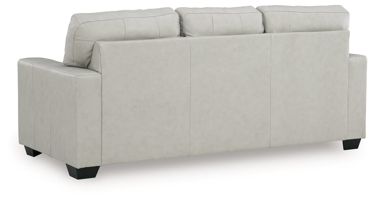 Santorine Bone Queen Sofa Sleeper by Ashley at Eve Furniture