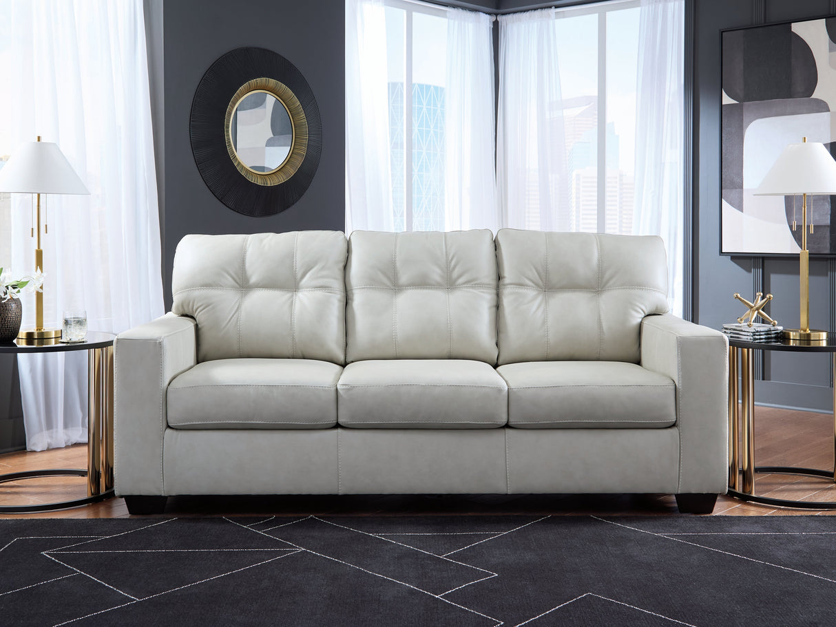 Santorine Bone Queen Sofa Sleeper by Ashley at Eve Furniture