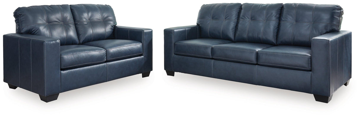 Santorine Ocean Sofa and Loveseat by Ashley at Eve Furniture