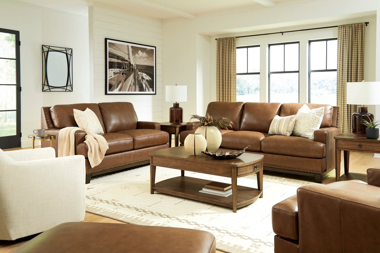 Saonara Amber Living Room Set by Ashley at Eve Furniture