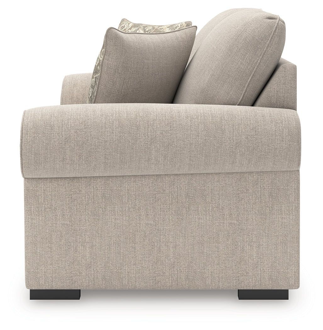Sararose Heather Loveseat by Ashley at Eve Furniture