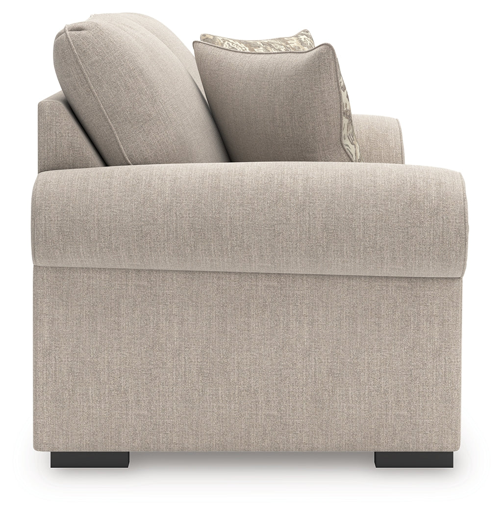 Sararose Heather Loveseat by Ashley at Eve Furniture