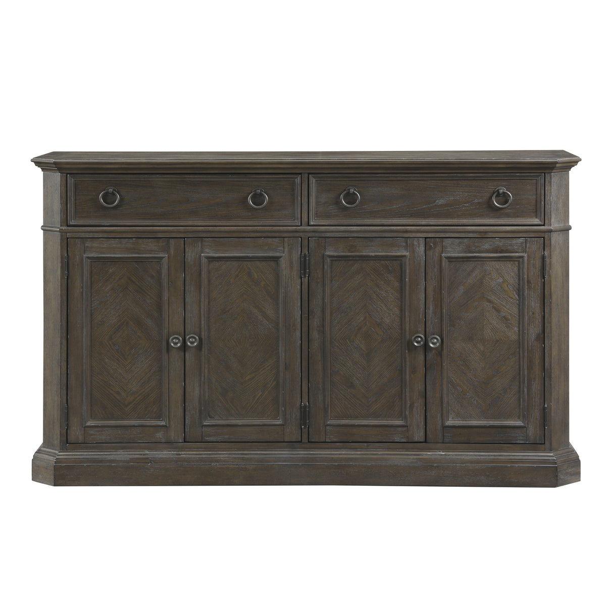 Sarasota Driftwood Brown Server with 4 Door by Homelegance at Eve Furniture