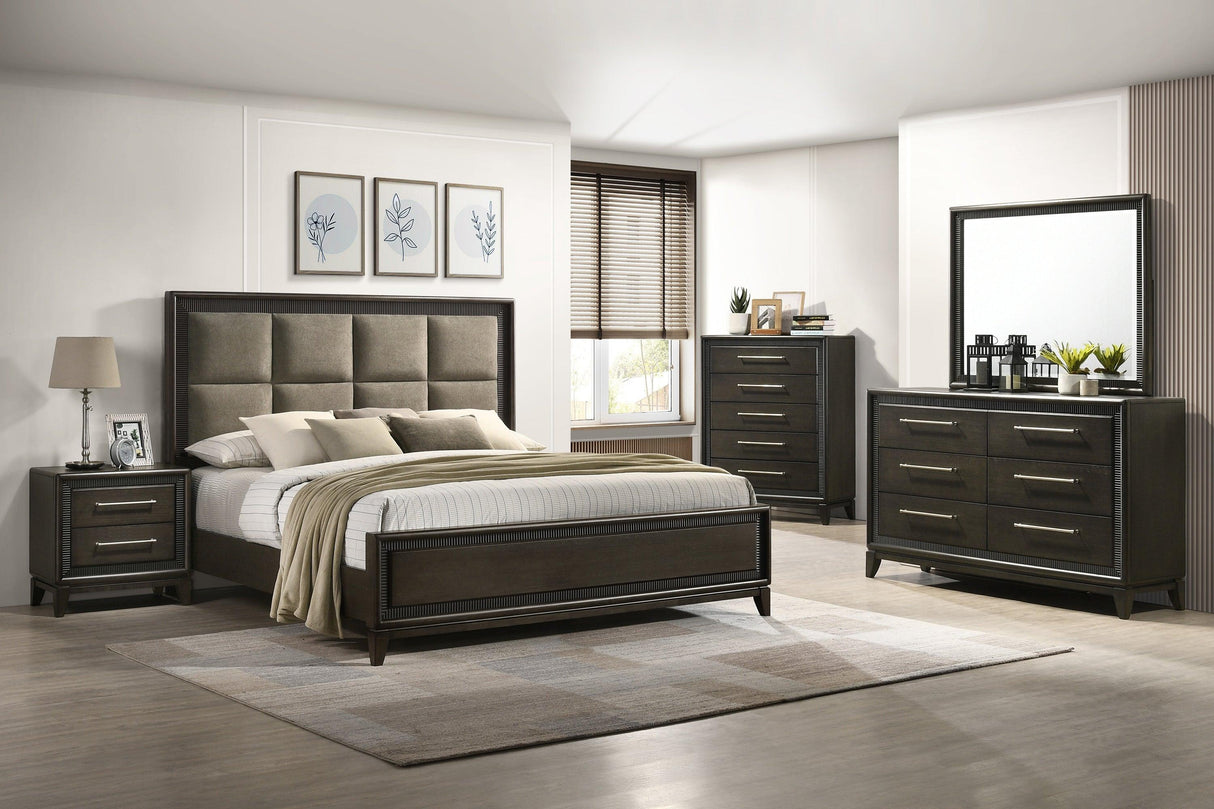 Saratoga Brown Dresser by Crown Mark at Eve Furniture